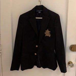 Navy Ralph Lauren Crest Blazer